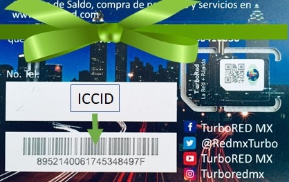 Ubica el ICCID de tu SIM